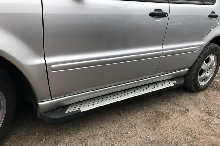 Mercedes ML W163 1997-2005 Side Steps Allmond Grey (2 pcs, Aluminum) Photo 6
