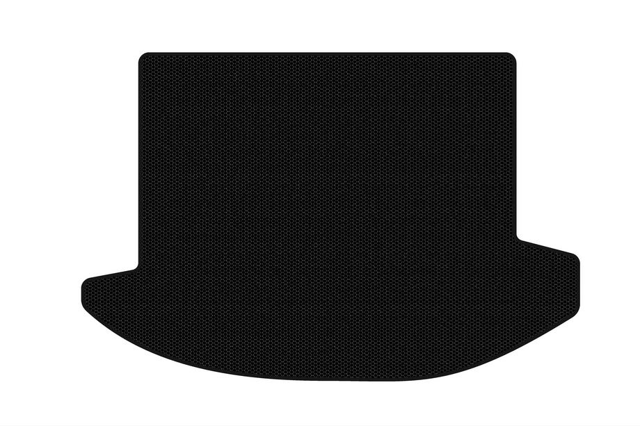 Kia Carens 1999-2012 Rubber trunk mat Carsuit (2006-2012, 2 rows, 7-seater, black) Photo 1