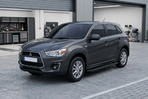 Mitsubishi ASX 2010-2023 Side Steps Allmond Black (2 pcs, Aluminum) photo 1