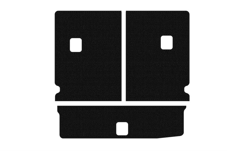 Chevrolet Orlando 2010-2018 Rubber Trunk Mat Carsuit V-1 (Black) Photo 1