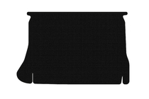 Daewoo Lanos 1998-2017 Rubber trunk mat Carsuit (HB, black) photo 1