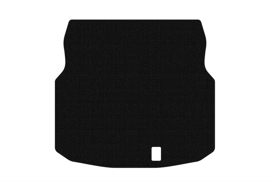 Mercedes C-class W204 2007-2015 Rubber trunk mat Carsuit (Coupe, black) Image