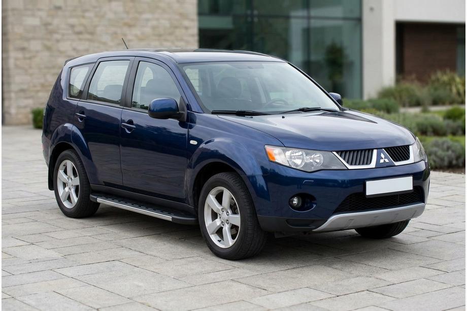 Mitsubishi Outlander 2006-2012 Side Steps Duru (2 pcs, Aluminum) Image