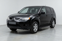 Mitsubishi Outlander 2006-2012 Side Steps Bosphorus Black (2 pcs, Aluminum) photo 1