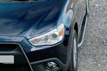 Mitsubishi Outlander 2006-2012 Side Steps Tayga Grey (2 pcs, Aluminum) photo 10