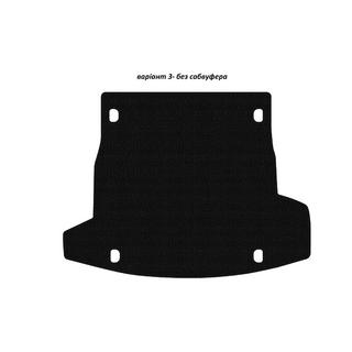 Rubber trunk mat Carsuit V-3 (without subwoofer, black) Alfa Romeo Stelvio 2016- photo 1