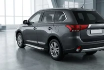 Mitsubishi Outlander 2012-2021 Side Steps Allmond Grey (2 pcs, Aluminum) photo 1