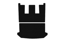 Citroen C-8 2002-2014 Rubber Trunk Mat Carsuit V1 (Black) photo 1