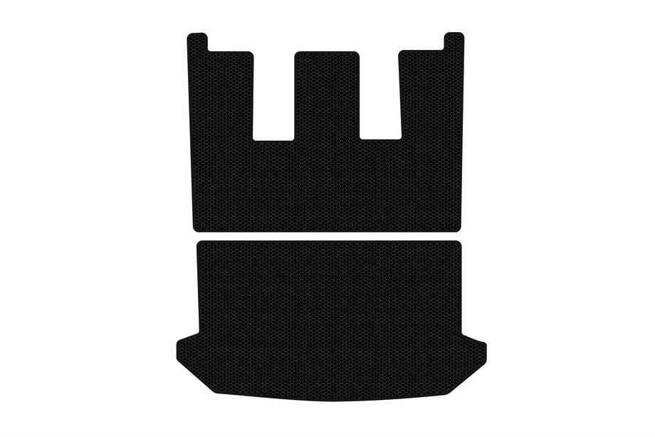 Citroen C-8 2002-2014 Rubber Trunk Mat Carsuit V1 (Black) Image