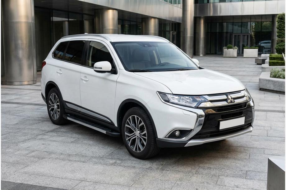 Mitsubishi Outlander 2012-2021 Side Steps RedLine V1 (2 pcs, Aluminum) Image