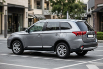Mitsubishi Outlander 2012-2021 Side Steps Tayga Grey (2 pcs, Aluminum) photo 1