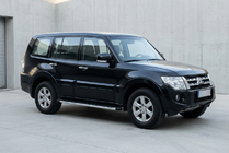 Mitsubishi Pajero Wagon IV 2006-2021 Side Steps Fullmond (2 pcs, aluminum) photo 1