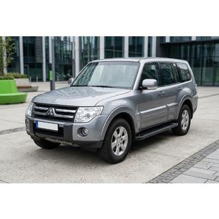 Side Steps Allmond Black (2 pcs, Aluminum) Mitsubishi Pajero Wagon IV 2006-2021 photo 1