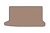 Audi A2 1999-2005 Rubber trunk mat Carsuit V-1 (HB, beige) photo 1