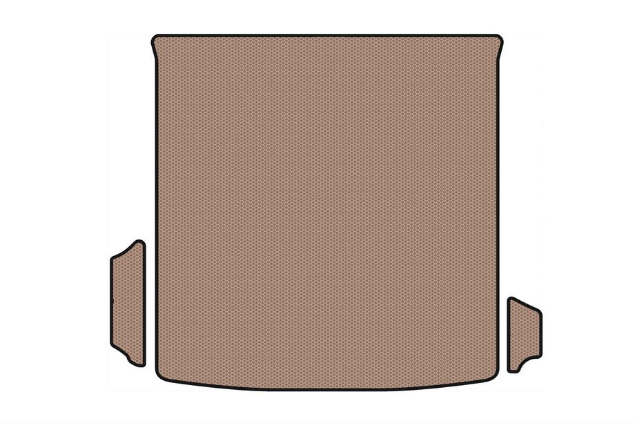 Audi Q8 2018- Rubber Trunk Mat Carsuit V-1 (Beige) Photo 1
