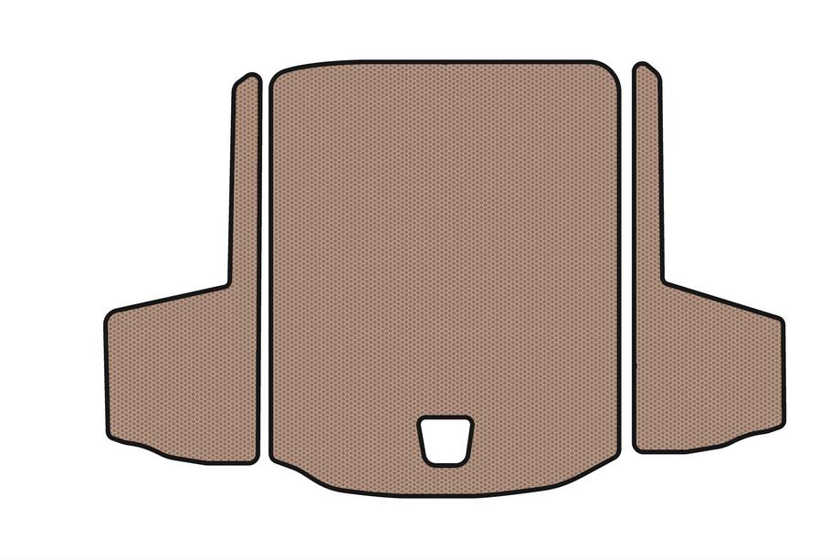Cadillac ATS 2012-2019 Rubber trunk mat Carsuit (SD, beige) Photo 1