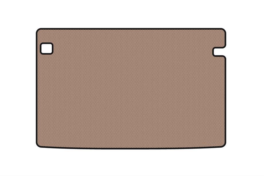 Citroen Berlingo/Multispace 2018- Rubber Trunk Mat Carsuit (Short, 5-Seater, Beige) Photo 1