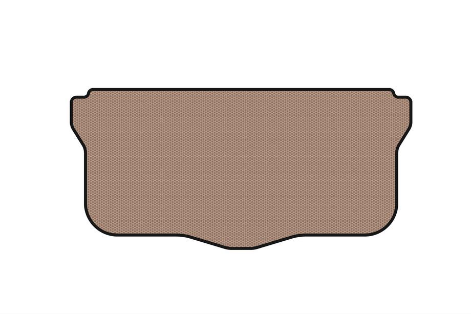 Citroen C-1 2014-2021 Rubber trunk mat Carsuit (HB, beige) Photo 1