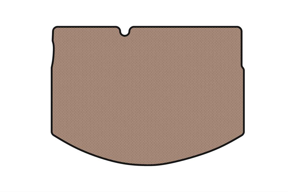 Citroen C-3 2009–2016 Rubber trunk mat Carsuit (HB, beige) Image