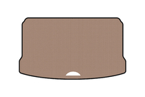 Mini Cooper F55/56/57 2014-2023 Rubber trunk mat Carsuit (for S F55, 5-door, beige) photo 1