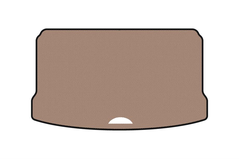 Mini Cooper F55/56/57 2014-2023 Rubber trunk mat Carsuit (for S F55, 5-door, beige) Image