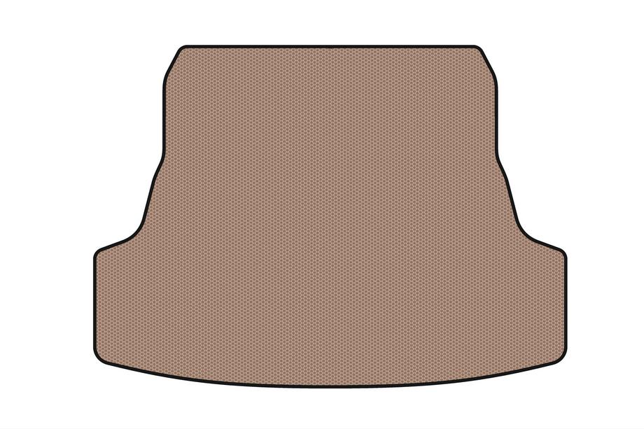 Daewoo Nubira 1997-1999 Rubber trunk mat Carsuit (SD, beige) Image
