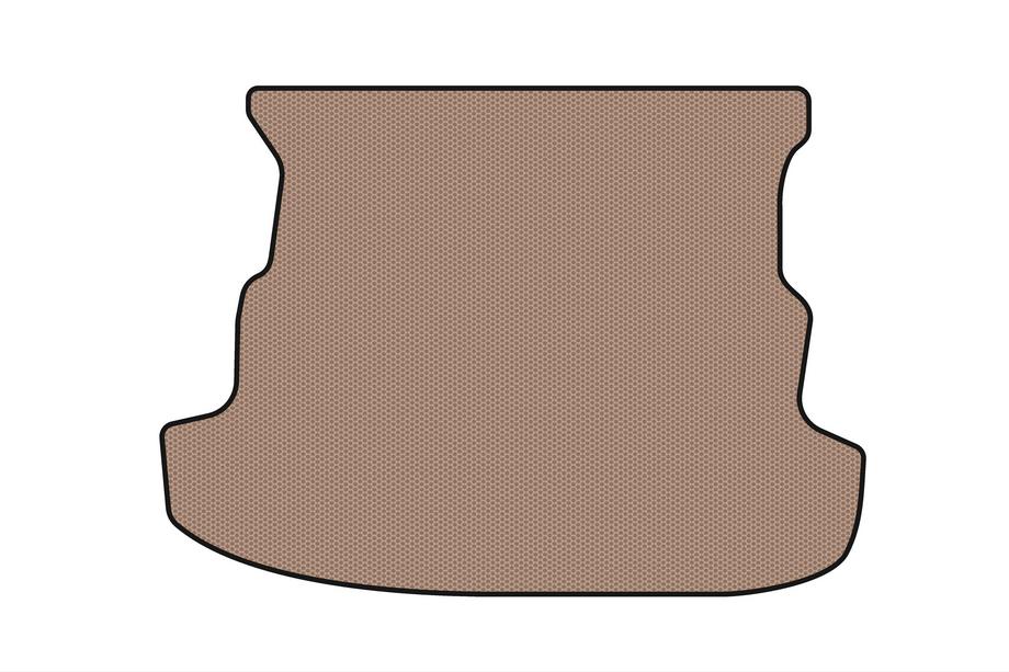 Fiat Albea 2002-2012 Rubber trunk mat Carsuit (SD, beige) Image