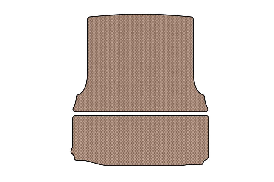 Fiat Fiorino/Qubo 2008-2024 Rubber trunk mat Carsuit (Cargo, beige) Image