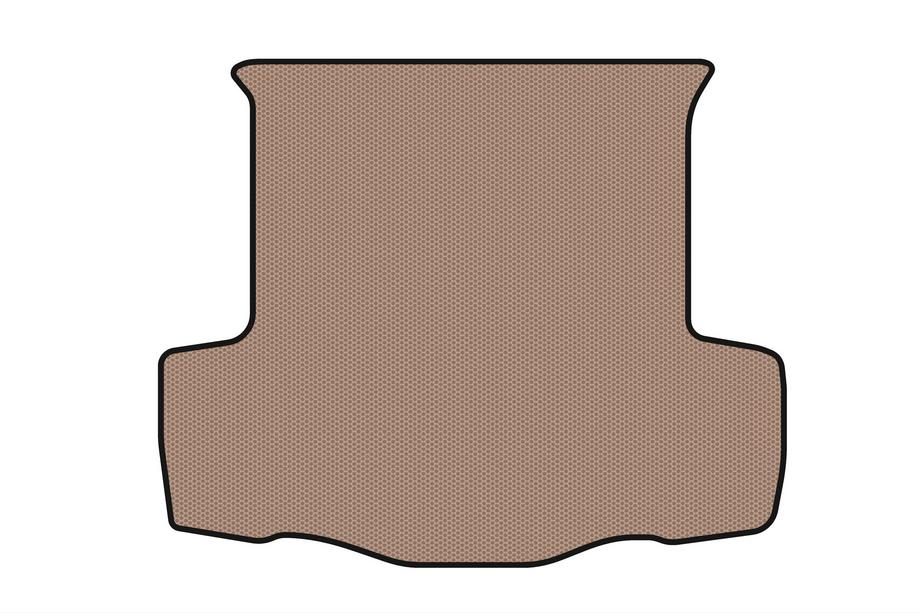 Fiat Linea 2006-2018 Rubber trunk mat Carsuit (SD, beige) Image