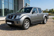 Nissan Navara 2006-2015 Side Steps Allmond Black (2 pcs, Aluminum) photo 1
