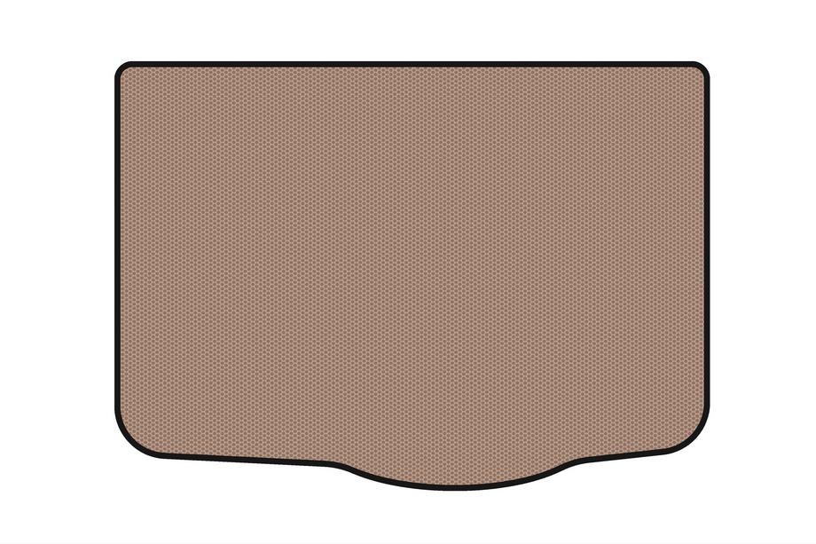Fiat Punto Grande/EVO 2006-2018 Rubber trunk mat Carsuit (2011-2018, HB, 3-door, beige) Image