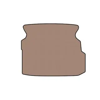 Rubber trunk mat Carsuit (2005-2009, SD, beige) Geely CK-1 2005-2008 photo 1