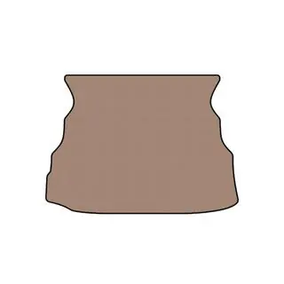 Rubber trunk mat Carsuit (SD, beige) Geely CK-2 2008-2016 photo 1
