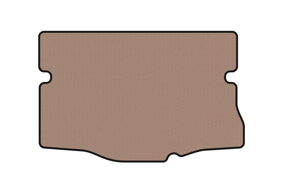Honda FIT/Jazz 2014–2020 Rubber trunk mat Carsuit (HB, Hybrid, beige) Photo 1