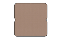 Honda Pilot 2015-2022 Rubber trunk mat Carsuit (without 3rd row, beige) photo 1