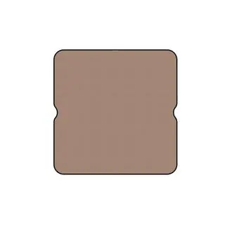 Rubber trunk mat Carsuit (without 3rd row, beige) photo 1
