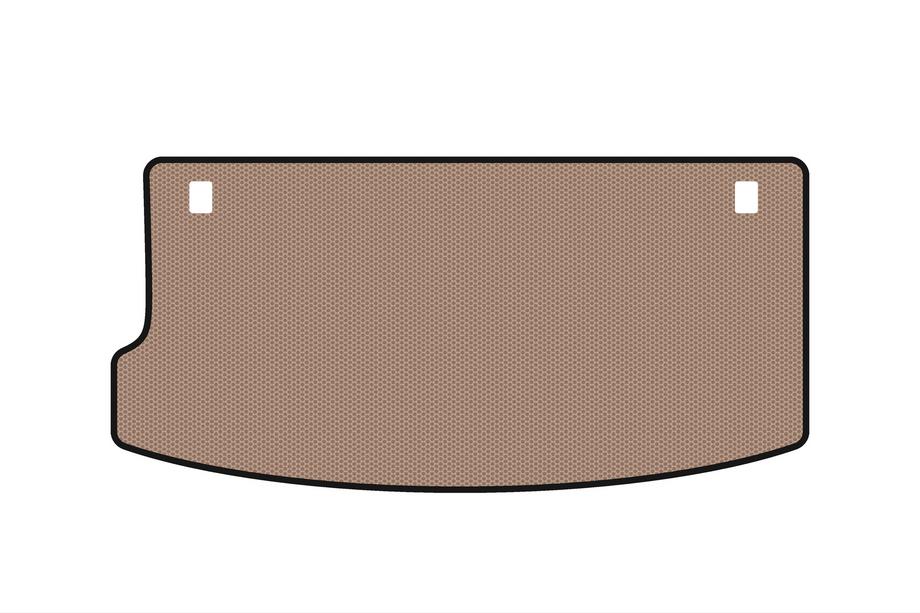 Hyundai I-10 2008-2013 Rubber trunk mat Carsuit (HB, beige) Image