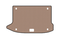 Hyundai Kona 2017-2023 Rubber Trunk Mat Carsuit V3 (Beige) photo 1