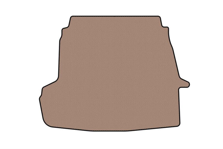 Hyundai Sonata YF 2010-2014 Rubber Trunk Mat Carsuit V-2 (Beige) Image