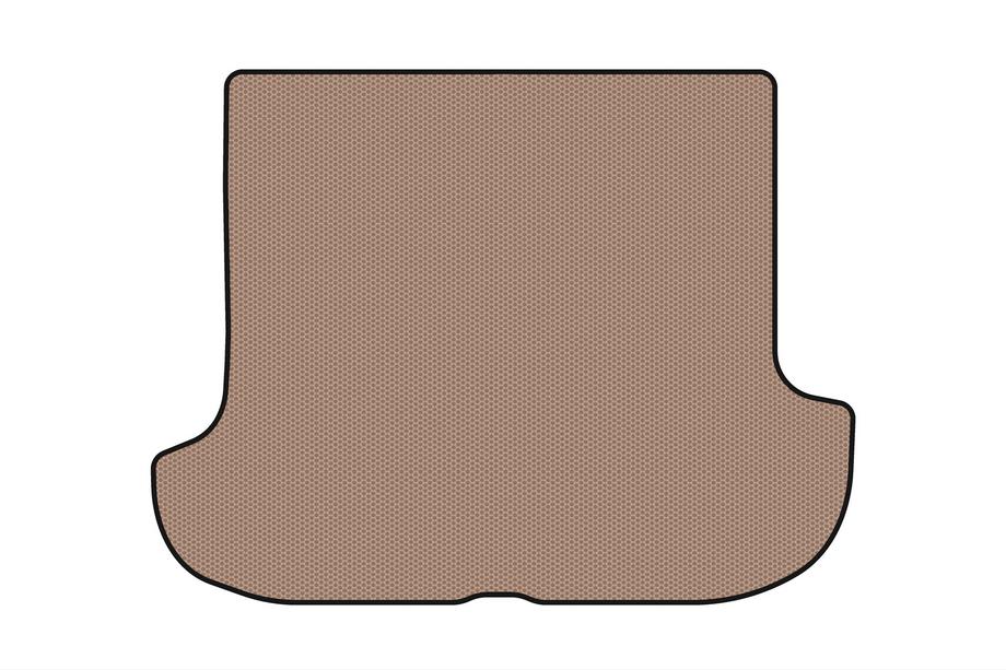 Hyundai Terracan 2001-2007 Rubber Trunk Mat Carsuit (Beige) Image