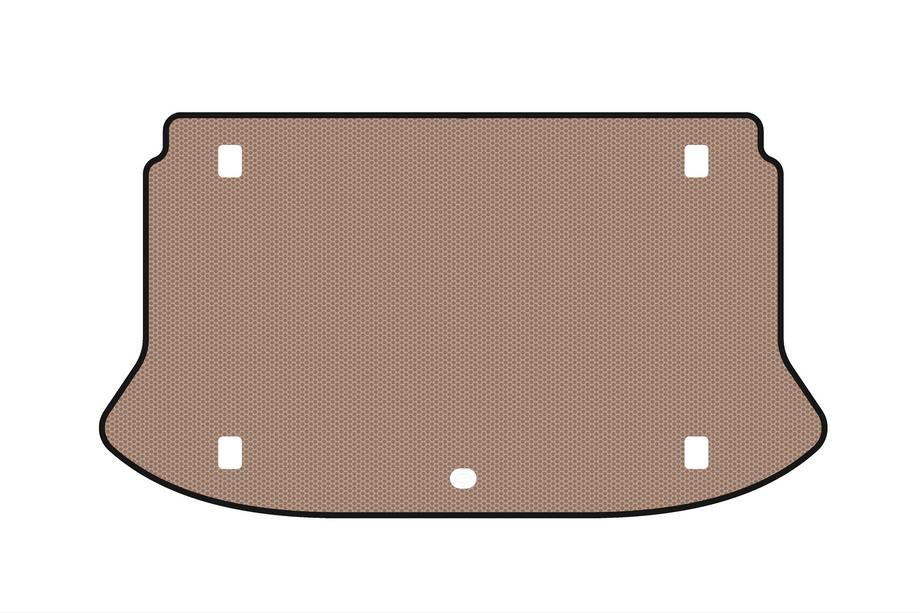Hyundai Venue 2019- Rubber Trunk Mat Carsuit (Beige) Photo 1