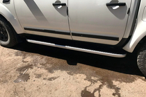 Nissan Navara 2006-2015 Side Steps Tayga (2 pcs, Aluminum) photo 8