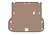 Infiniti QX60 2016-2021 Rubber trunk mat Carsuit (up to 2nd row, beige) photo 1