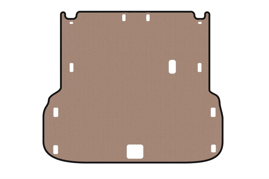 Infiniti QX60 2016-2021 Rubber trunk mat Carsuit (up to 2nd row, beige) Image