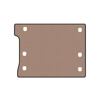 Rubber trunk mat Carsuit (Rubicon Unlimited/5-door, beige) photo 1