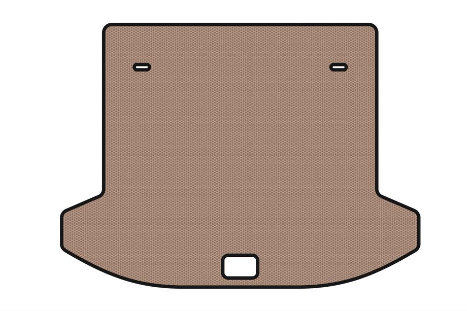 Jetour X70 2018- Rubber trunk mat Carsuit (2 rows, beige) Image