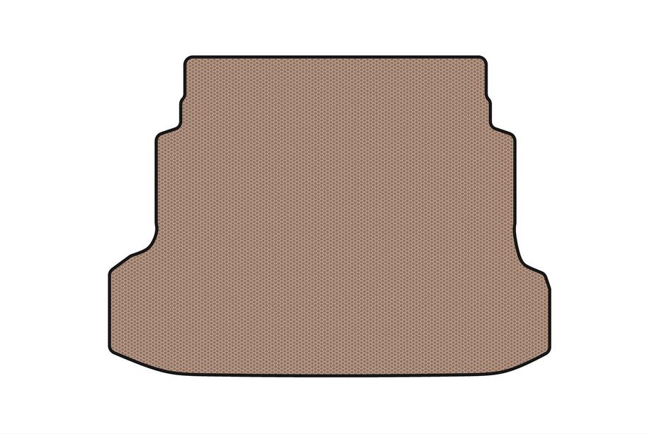 Kia Cerato 2 2010-2013 Rubber trunk mat Carsuit (SD, beige) Image