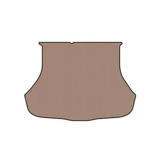 Rubber trunk mat Carsuit (SD, beige) photo 1