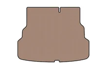 Kia Rio 2012-2017 Rubber trunk mat Carsuit V2 (SD, beige) photo 1