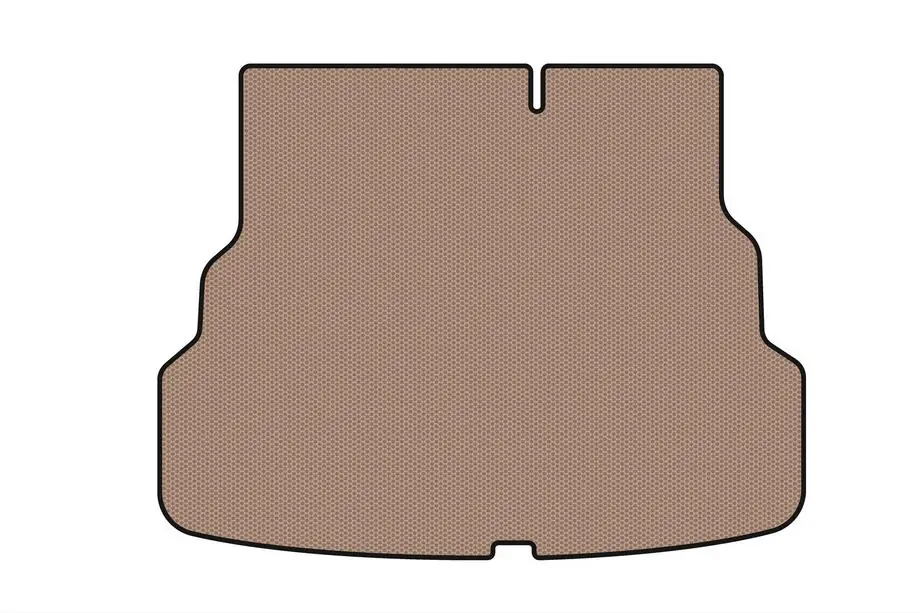 Kia Rio 2012-2017 Rubber trunk mat Carsuit V2 (SD, beige) Image
